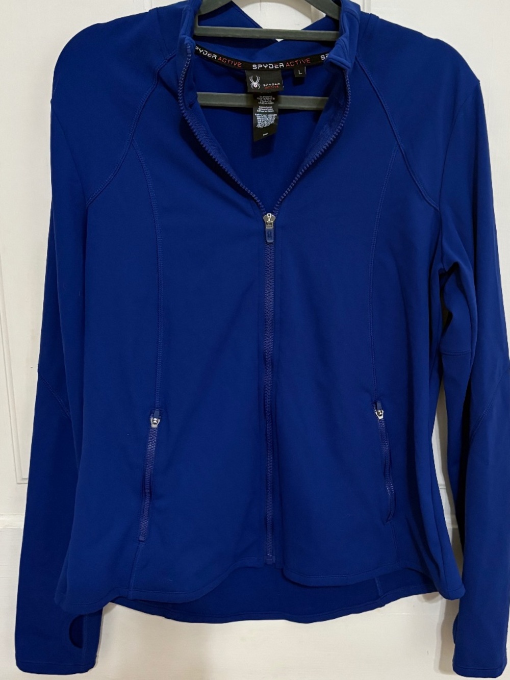 Spyder Women's Royal Blue Lightweight Active Jacket size L